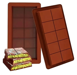 Изображение Силиконовая форма для Дубайского шоколада «Плитка» 21,5*10 см